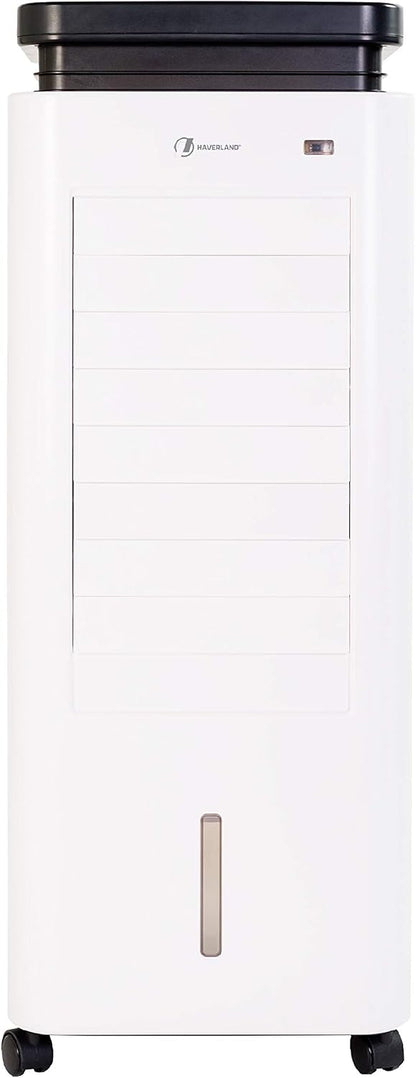  Haverland ASAP | Rafraîchisseur D'Air Mobile | 60W | Faible Consommation | 20 M² | 5.5L | 3 Vitesses | Silencieux | Oscillation Verticale Et Horizontale | Mode Bébé Et ECO | Anti-moustique