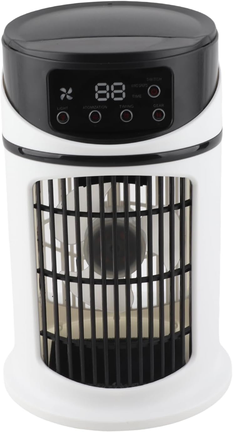  Refroidisseur D'air Par évaporation Personnel, Ventilateur De Climatiseur Portable USB Pour Chambre, Bureau, Mini Refroidisseur D'air Silencieux, Humidificateur, Dortoirs De Bureau, 1 X