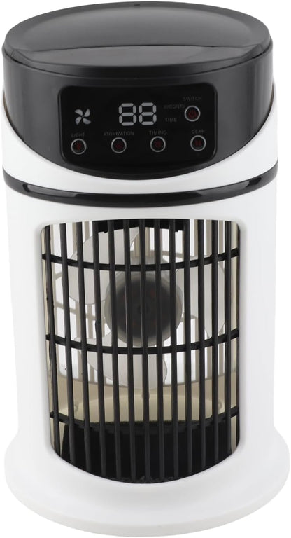  Refroidisseur D'air Par évaporation Personnel, Ventilateur De Climatiseur Portable USB Pour Chambre, Bureau, Mini Refroidisseur D'air Silencieux, Humidificateur, Dortoirs De Bureau, 1 X