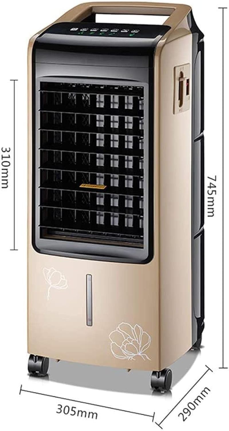  Climatiseur Portable, Climatiseur Mobile Sans Tuyau, Petit Climatiseur Domestique Refroidi À L'eau, Double Fonction (Refroidissement Et Climatisation), Silencieux, -80 W