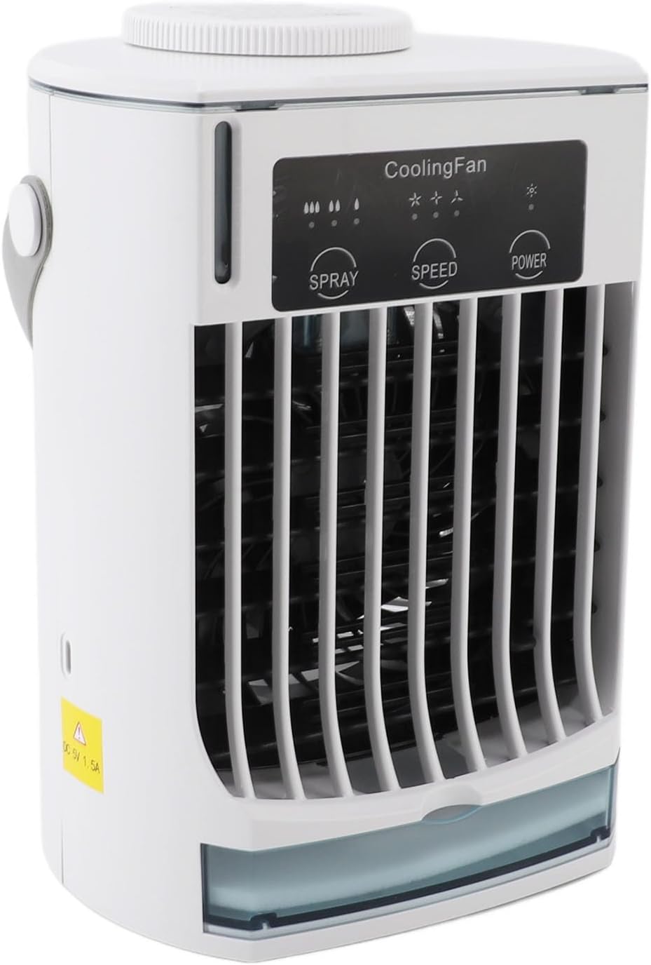  Climatiseur Portable Refroidisseur D'air Par évaporation USB Personnel Vitesses De Vent Réglables Ventilateur De Refroidissement De Bureau Pour La Maison Camping Bureau