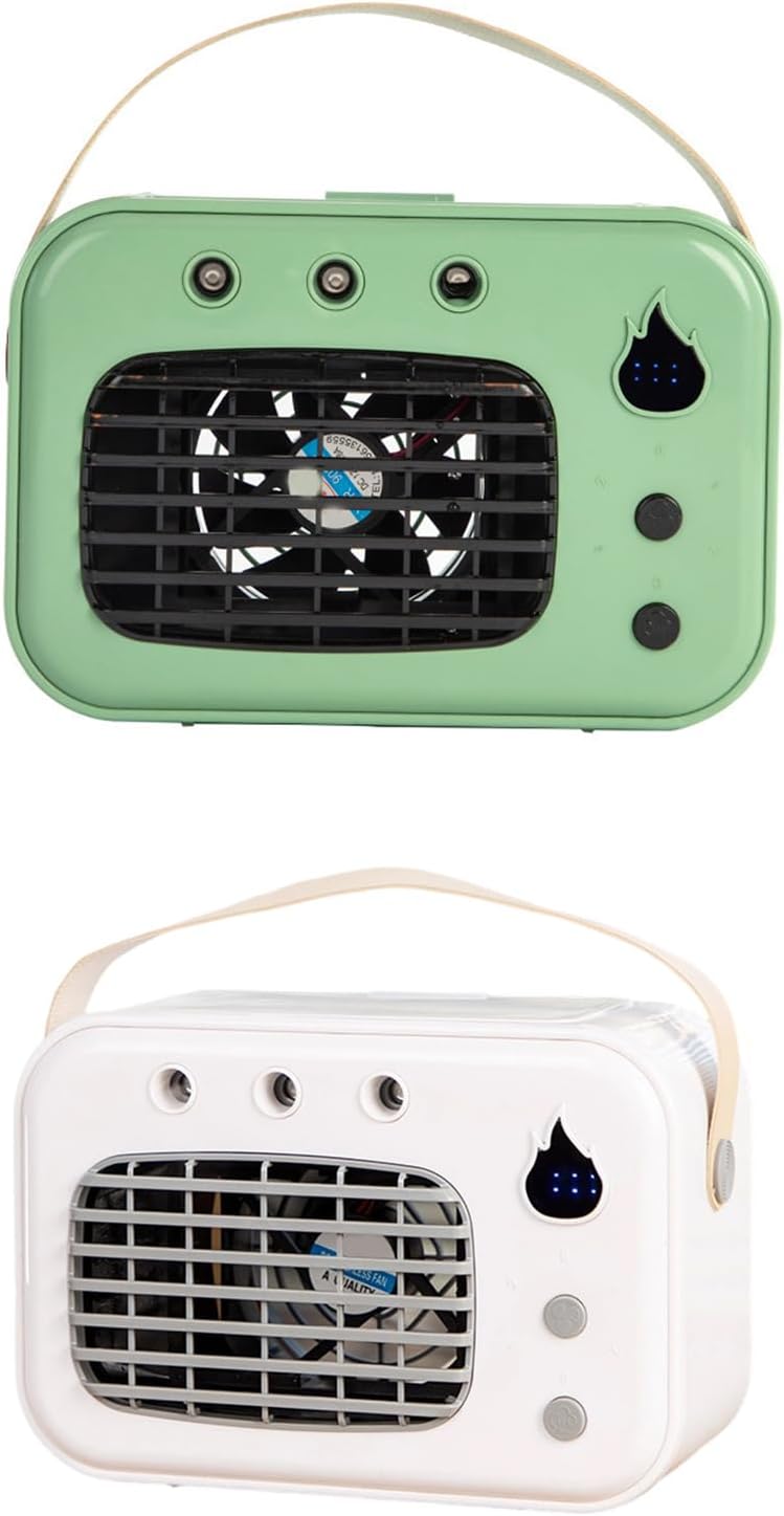  Refroidisseur D ' Air De Bureau Alimenté Par USB Avec 3 Réglages Et Fonction D ' Humidité Pour Refroidisseur Par évaporation à Usage Domestique