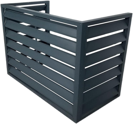 Housse De Protection En Aluminium Pour Climatiseur Extérieur Et Pompe à Chaleur - Protection Contre Les Intempéries - Ajustement Universel Pour Tous Les Climatiseurs