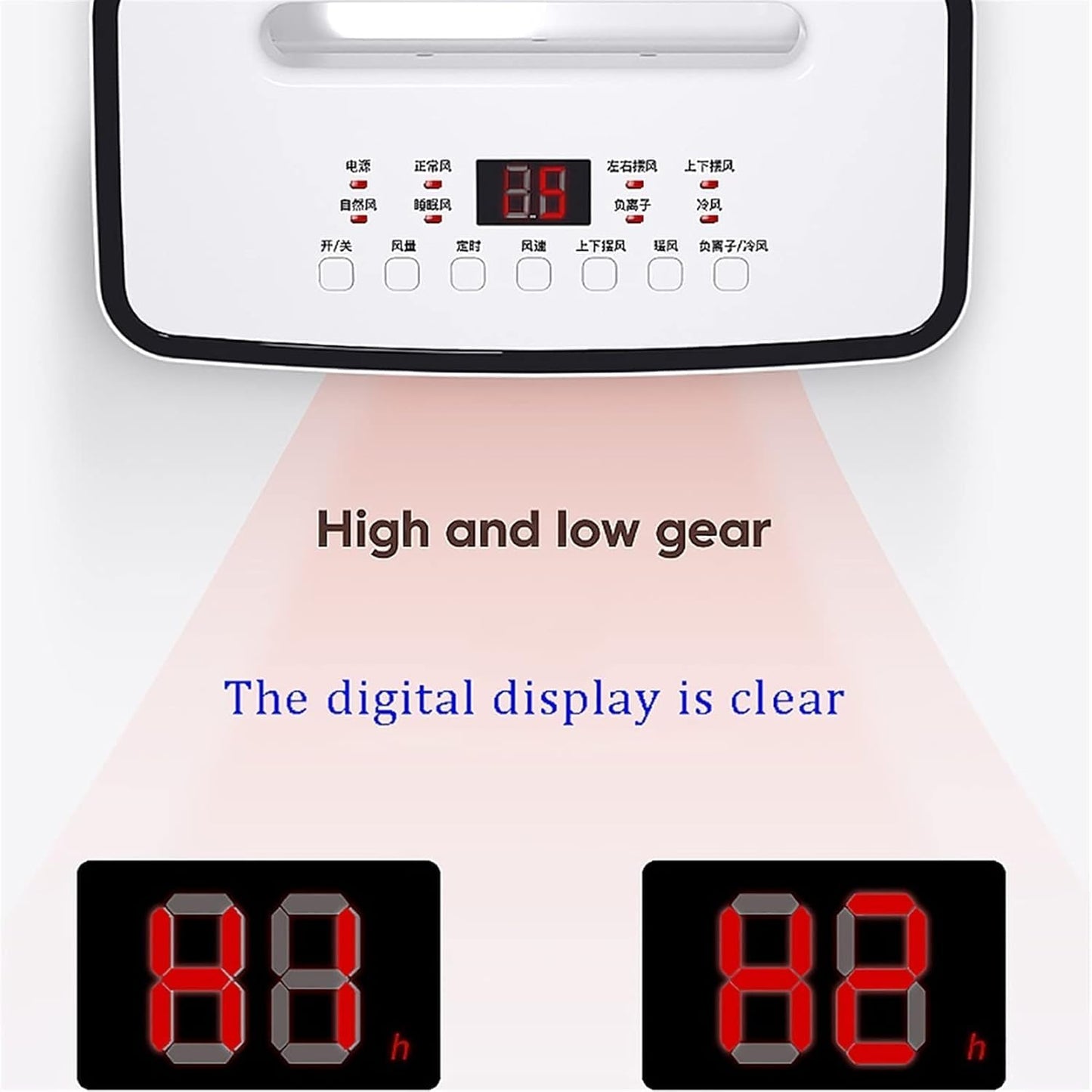 GENERIC Refroidisseur D'évaporation Portable Avec Télécommande - Unité De Refroidissement Mobile Efficace Pour L'énergie Pour La Maison Ou Le Bureau, Conception Compacte, Idéal Pour L'utilisation Estivale