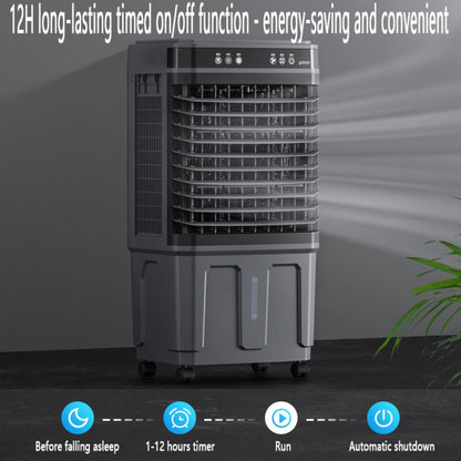  Refroidisseur Évaporatif Climatiseur Mobile Silencieux 20/30/40 Litres Purificateur D'air Avec Panneau Évaporatif Refroidissement Ventilation Affichage Tactile Ventilateur Refroidisseur D'air