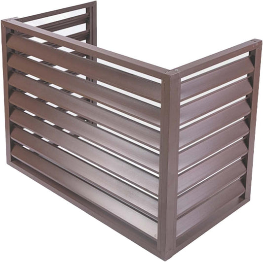 Housse De Climatiseur En Aluminium Toutes Saisons - Décoration Extérieure Pour Climatiseurs Et Poubelles - Protection Autonome Pour équipements Extérieurs