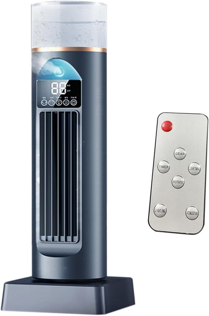  Ventilateur D'air Froid – Ventilateurs D'air Frais De 230 Ml, Conditionneur Personnel, Humidificateur Silencieux Sans Lame | Dispositif De Refroidissement Par évaporation Portable Pour