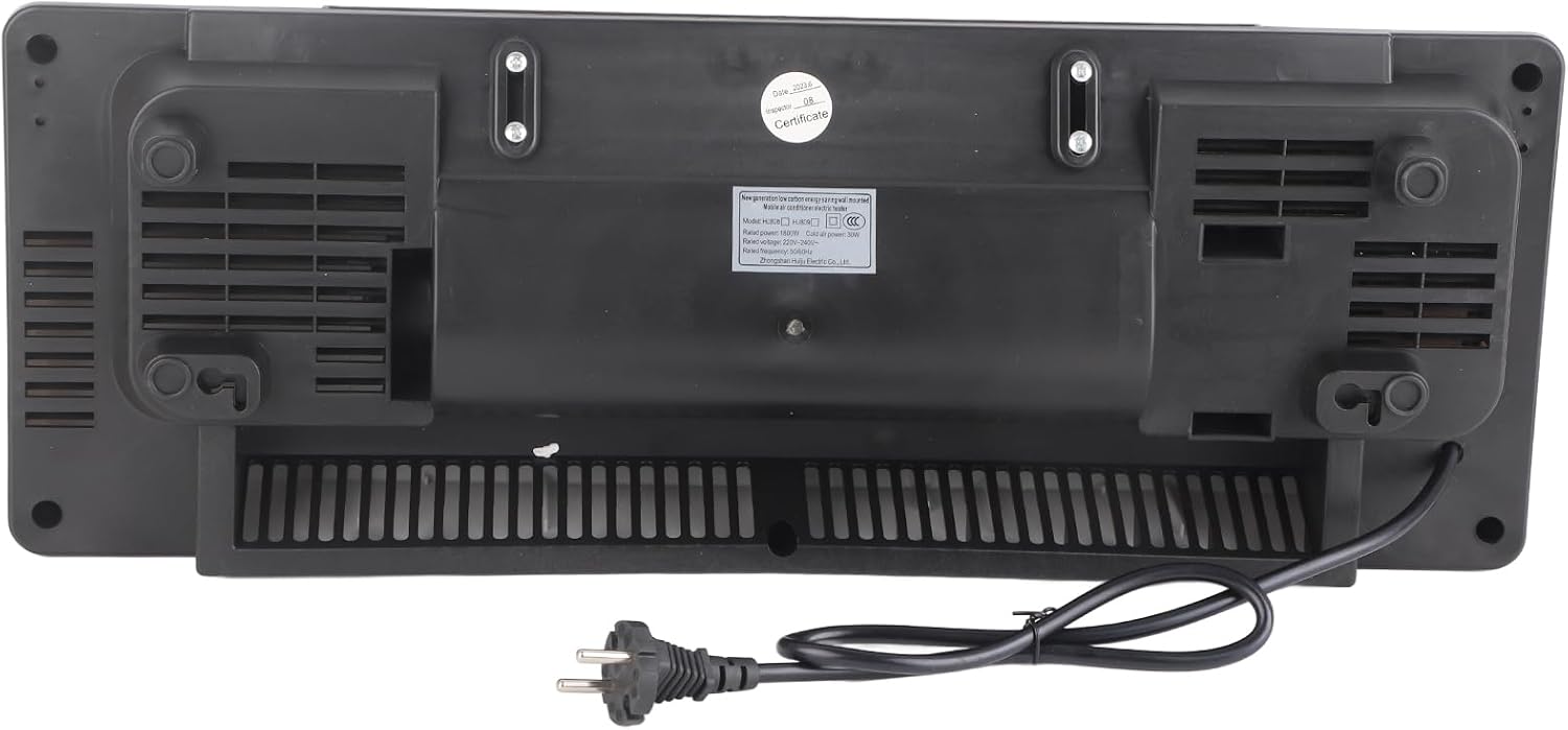  TOPINCN Mini Climatiseur Mural, Chauffage Rapide Avec Minuterie Et Télécommande, Climatiseur Portable Intelligent, Avec Télécommande Pour Le Bureau à Domicile