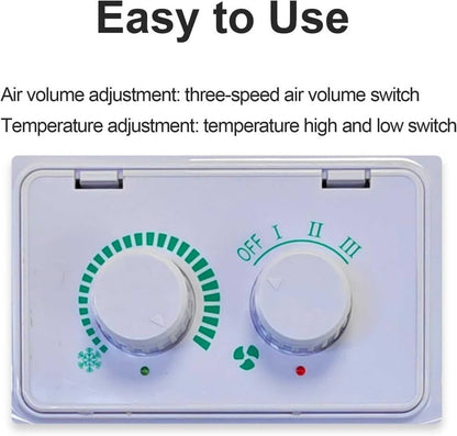  Climatiseur électrique De Toit Générique Pour Voitures, RV, Camions, Pelleteuses, Véhicules Agricoles, Buses, Camionnettes, 12 V, 24 V