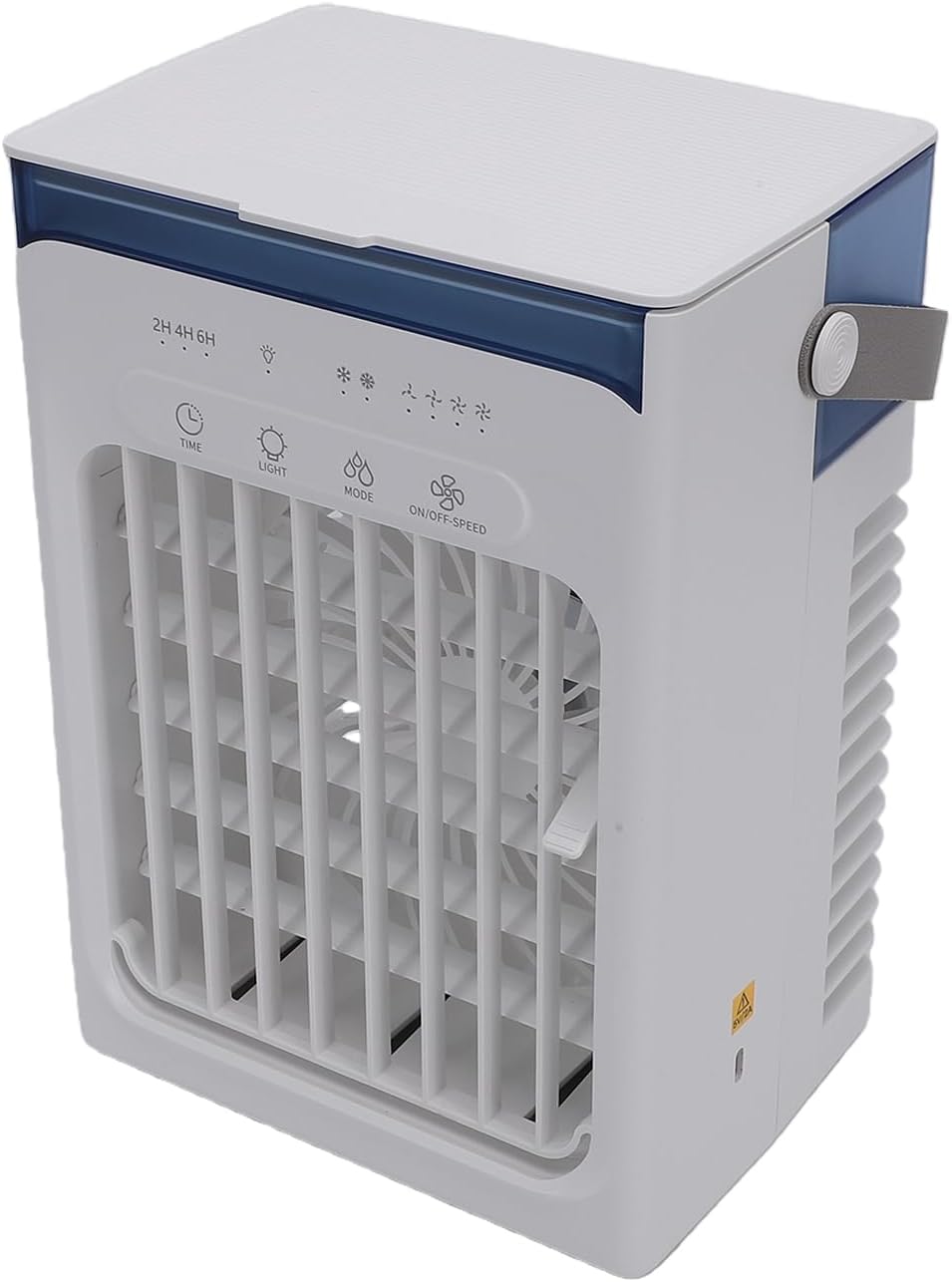  Yctze Refroidisseur D'air éVaporatif Portable Pour Travailleurs De Bureau Chambre à Coucher Bureau Refroidit L'air De 3-6°c Avec 4 Vitesses Vent Et Brume D'eau Réservoir D'eau