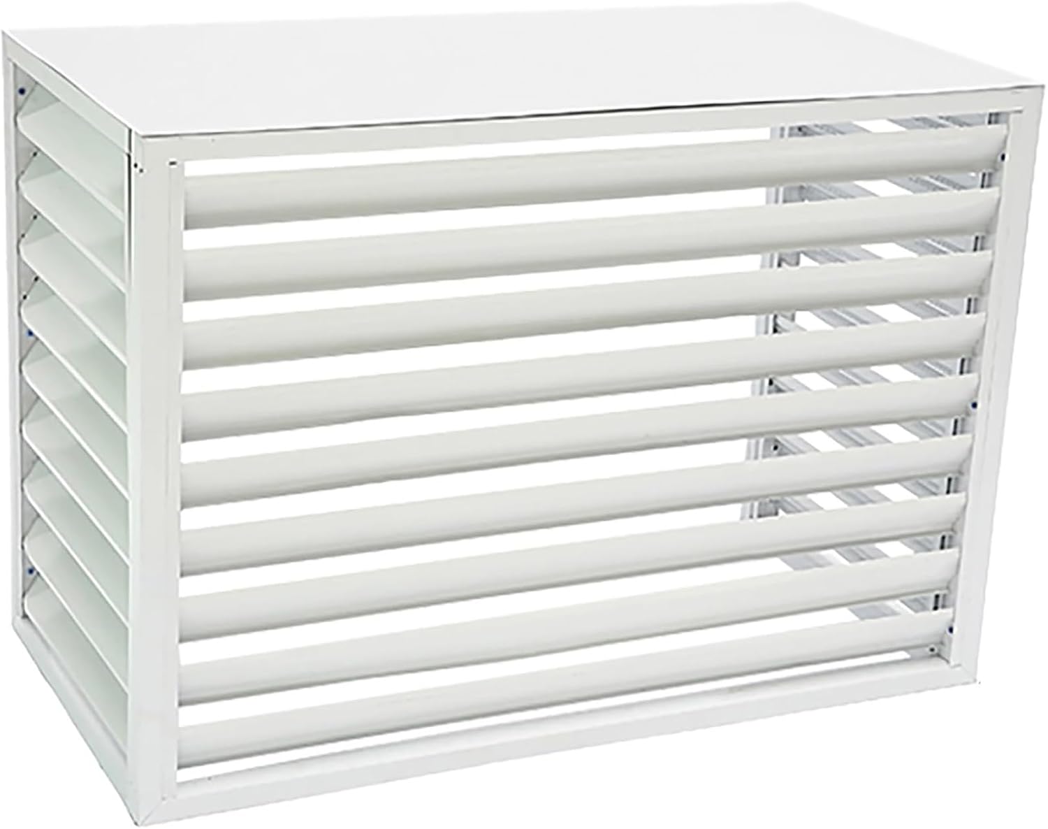 GENERIC Housse De Protection En Aluminium Durable Pour Climatiseur Et Pompe à Chaleur Pour Condensateurs Extérieurs, Radiateurs Et Unités Séparées, Solution D'étagère Résistante Aux Intempéries