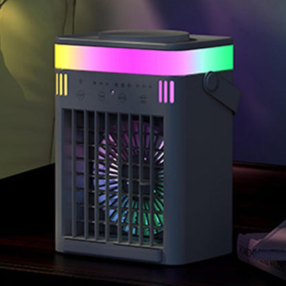  Climatiseur Évaporatif Silencieux Mobile, Ventilateur Colonne Sans Pales Intelligent Avec Télécommande, Refroidisseur D'Air Portable à Usage Domestique Pour Chambre, Salon, Dortoir D'Été