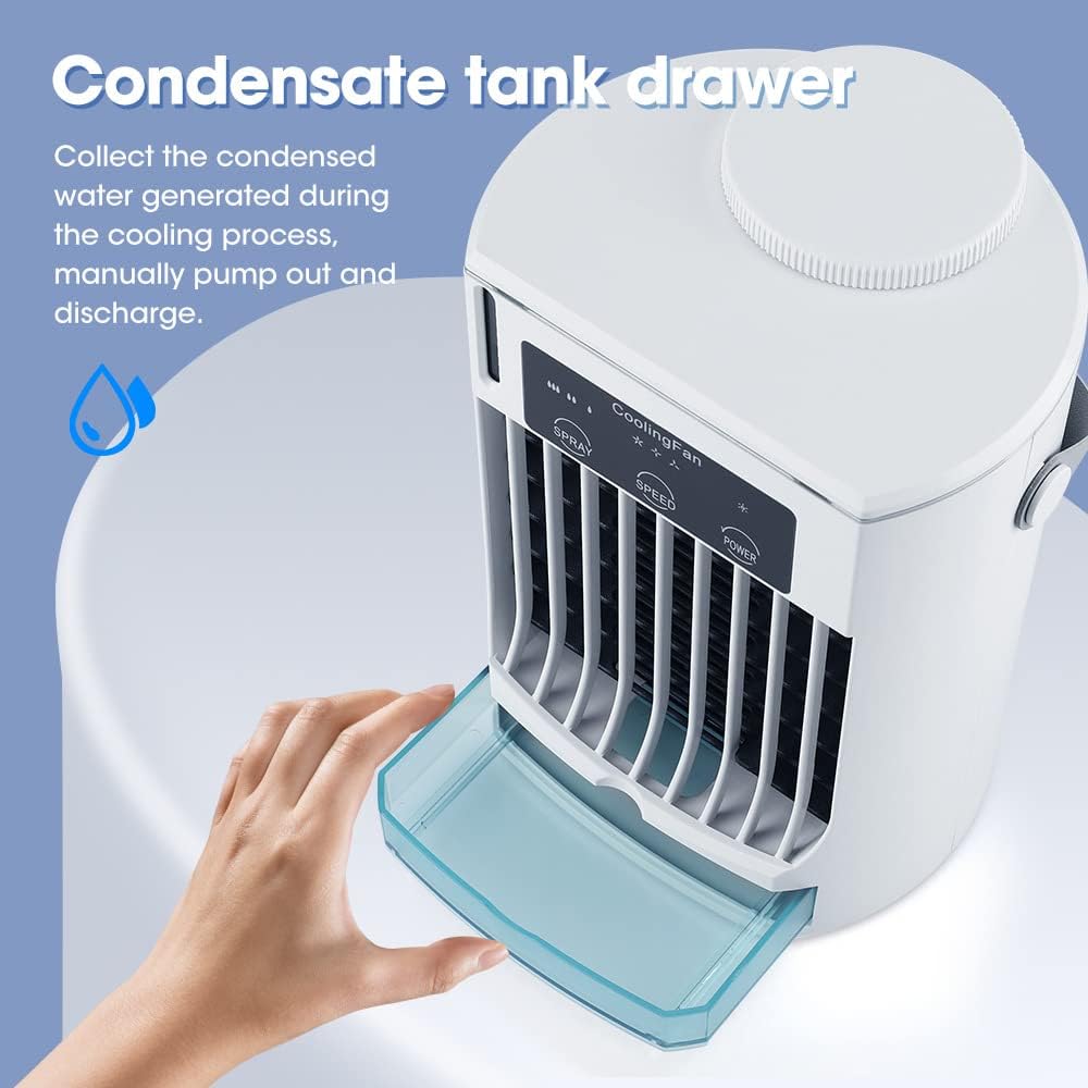 GENERIC Climatiseur Portable – Refroidissement écoénergétique Pour La Maison Et Le Bureau