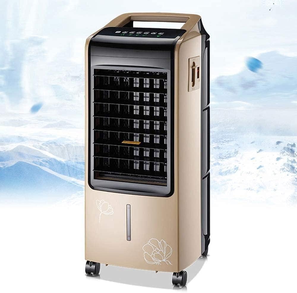  Climatiseur Portable, Climatiseur Mobile Sans Tuyau, Petit Climatiseur Domestique Refroidi À L'eau, Double Fonction (Refroidissement Et Climatisation), Silencieux, -80 W