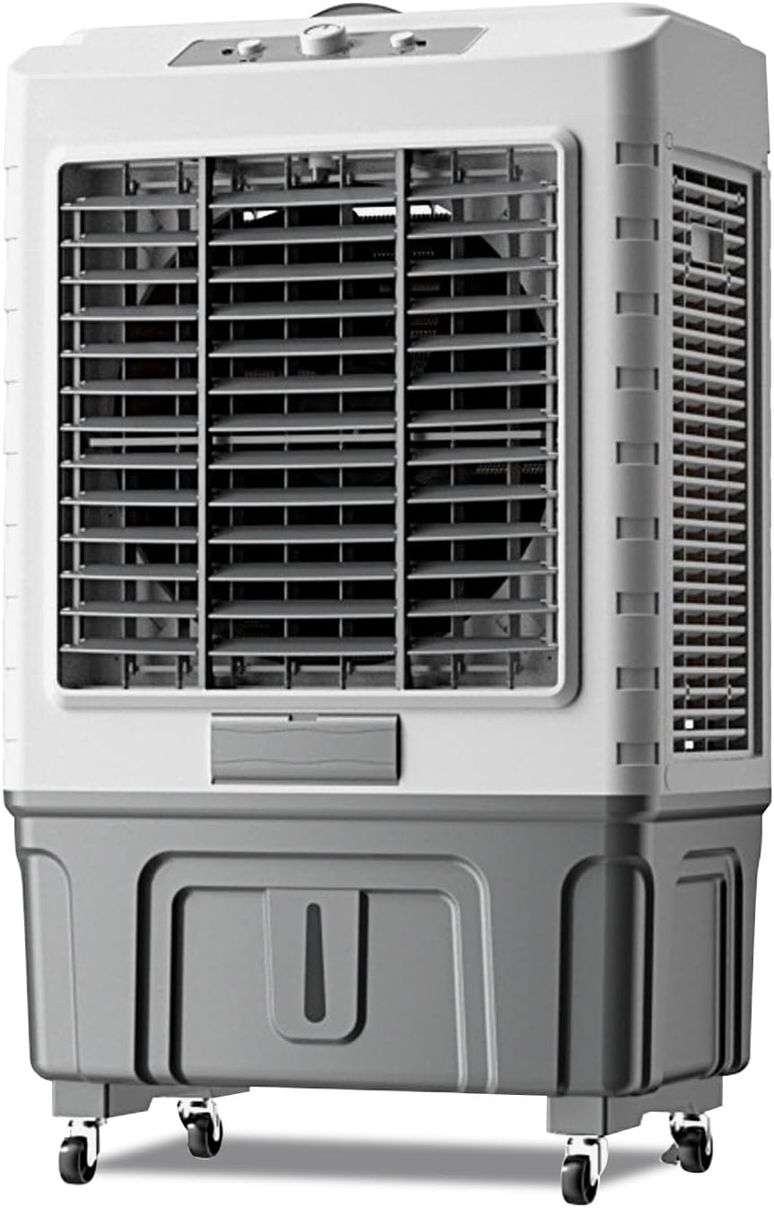 GENERIC Refroidisseur D'air Par évaporation Avec Grand Réservoir D'eau, Large Oscillation, Plusieurs Vitesses, Solution De Refroidissement Portable Pour Espaces Intérieurs Et Extérieurs