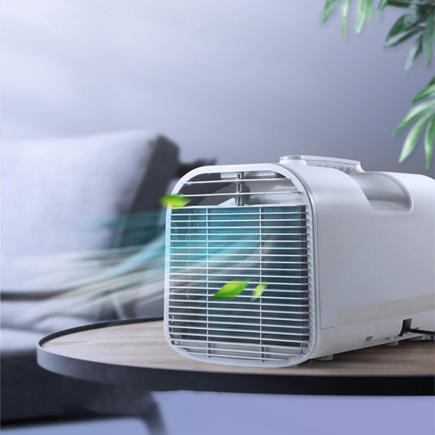  Climatiseur Portable 4800 BTU, 4 En 1 Unité AC Compacte Avec Déshumidificateur, Minuterie Automatique à Faible Bruit Pour Caravane, Camping, VR, Tente