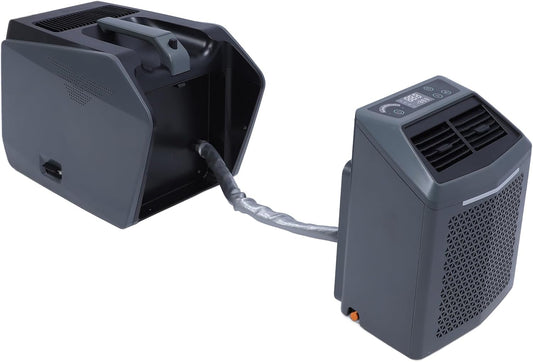  Climatiseur Portable D'extérieur, Multifonctionnel, économie D'énergie 6200BTU, Télécommande De Refroidissement Pour Tente De Camping, Bureau (Prise UE 100-240V)