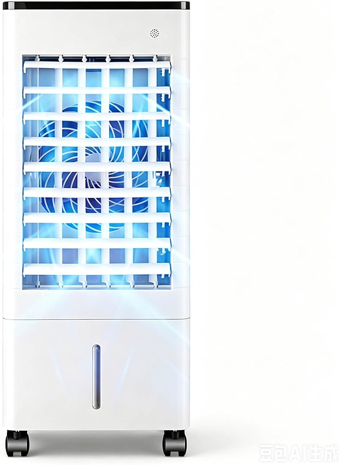  Climatiseur Portable Sans Conduit Avec Réservoir D'eau De 9 L, Télécommande, Minuterie 15 H, Ventilateur à 3 Vitesses Pour Chambre, Bureau