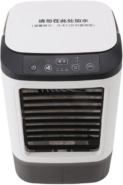  Alomejor Mini Ventilateur De Refroidissement, Humidificateur, Brumisateur, Refroidisseur D'air, Alimenté Par USB, Pour La Maison, Le Bureau, Réservoir D'eau De 900ml, Matériau ABS