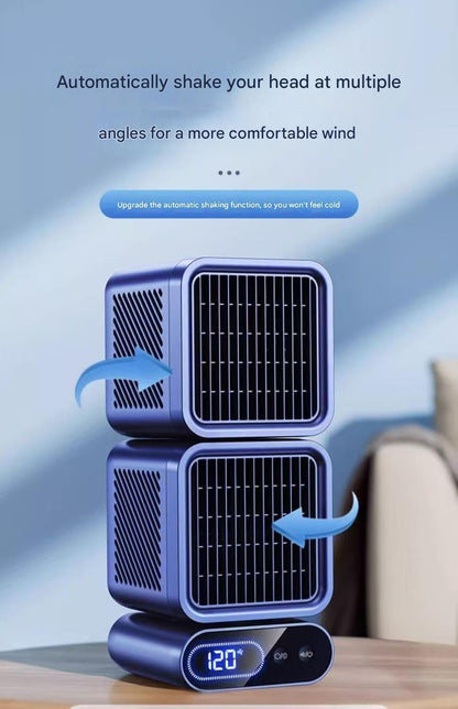 GENERIC Ventilateur De Climatiseurs Portables, 24 Heures De Longue Durée De Vie De La Batterie, Ventilateur De Climatisation Multi-Angle Pour La Maison Chambre Camping Car Bureau