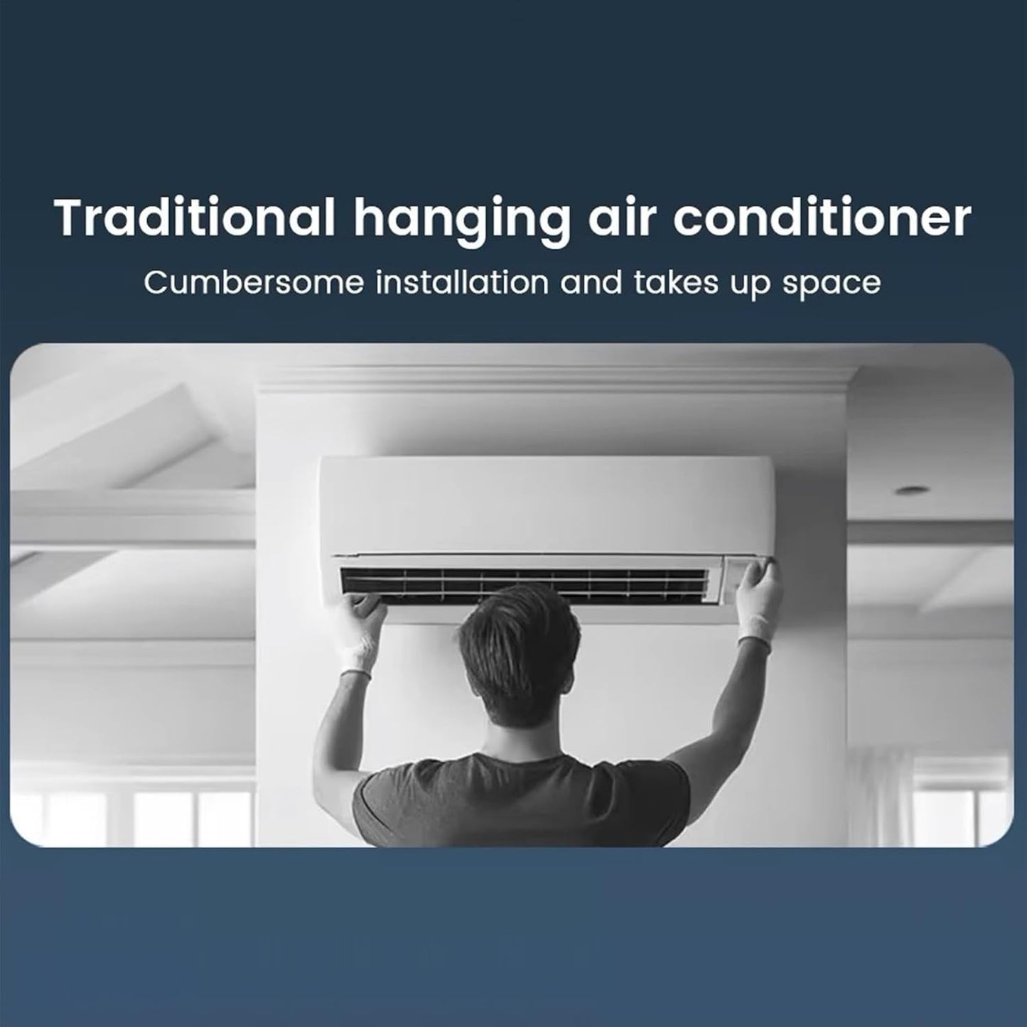  Générique Ventilateur Rafraîchisseur D'Air | Ventilateur D'Air Frais Pour Chambre à Coucher | Three-Speed Charge Sans Fil Gain De Place Pour Intérieur Extérieur Maison Caravane Salle De Sport