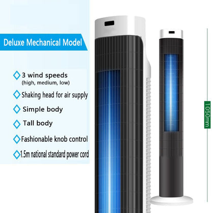 GENERIC Ventilateur De Tour Avec Télécommande, Refroidisseur D'air Oscillant Silencieux, écran LED à 3 Vitesses, Conception Portable Pour Le Bureau De Chambre à Coucher à Domicile, Système De Refroidissement