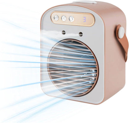  Colcolo Climatiseur Portable, Ventilateur Personnel Compact Avec, Petit Et Silencieux, Mini Rafraîchisseur D'air Par évaporation Pour Chambre,