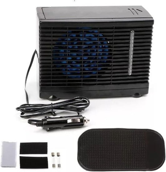 Ventilateur Portable Pour Voiture Avec Climatiseur Réglable Et Refroidissement Par évaporation Pour Améliorer Le Flux D'air Et Le Confort De L'habitacle Du Véhicule