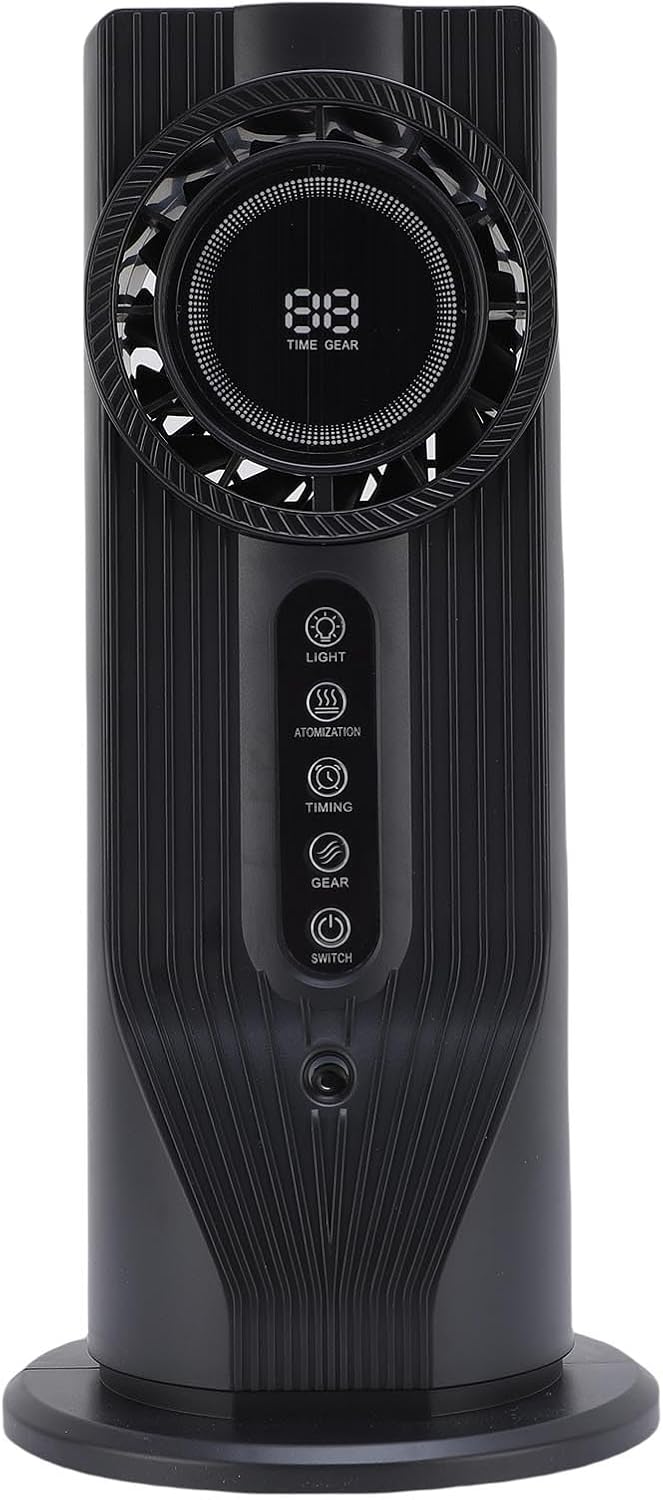  Hyuduo Refroidisseur D'air Portable, Matériau ABS, 6 Vitesses Réglables, Minuterie De 6 Heures, Idéal Pour Les Bureaux Et Les Dortoirs