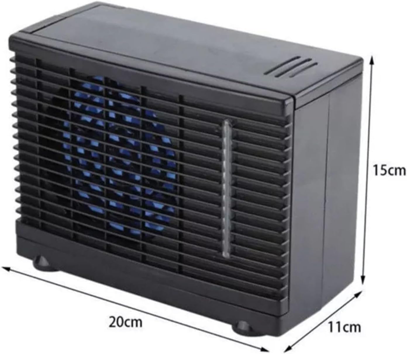  Ventilateur Portable Pour Voiture Avec Climatiseur Réglable Et Refroidissement Par évaporation Pour Améliorer Le Flux D'air Et Le Confort De L'habitacle Du Véhicule