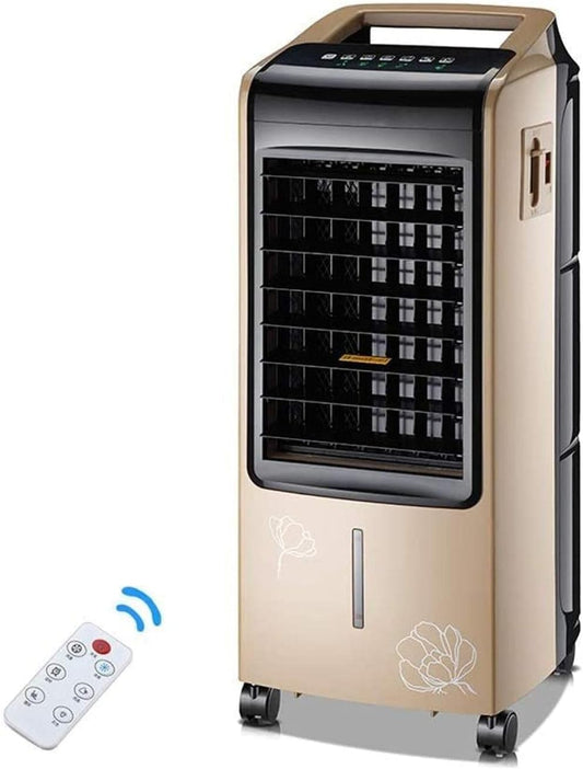  Climatiseur Portable, Climatiseur Mobile Sans Tuyau, Petit Climatiseur Domestique Refroidi À L'eau, Double Fonction (Refroidissement Et Climatisation), Silencieux, -80 W