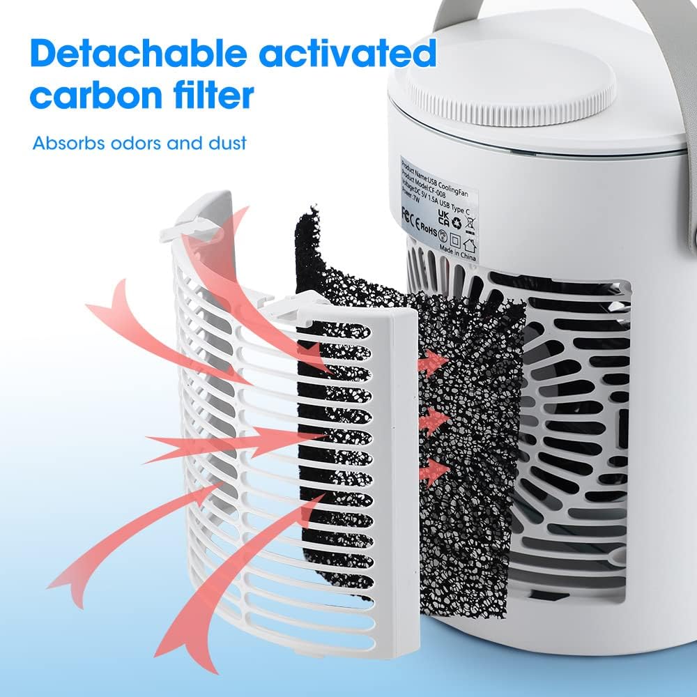 GENERIC Climatiseur Portable – Refroidissement écoénergétique Pour La Maison Et Le Bureau