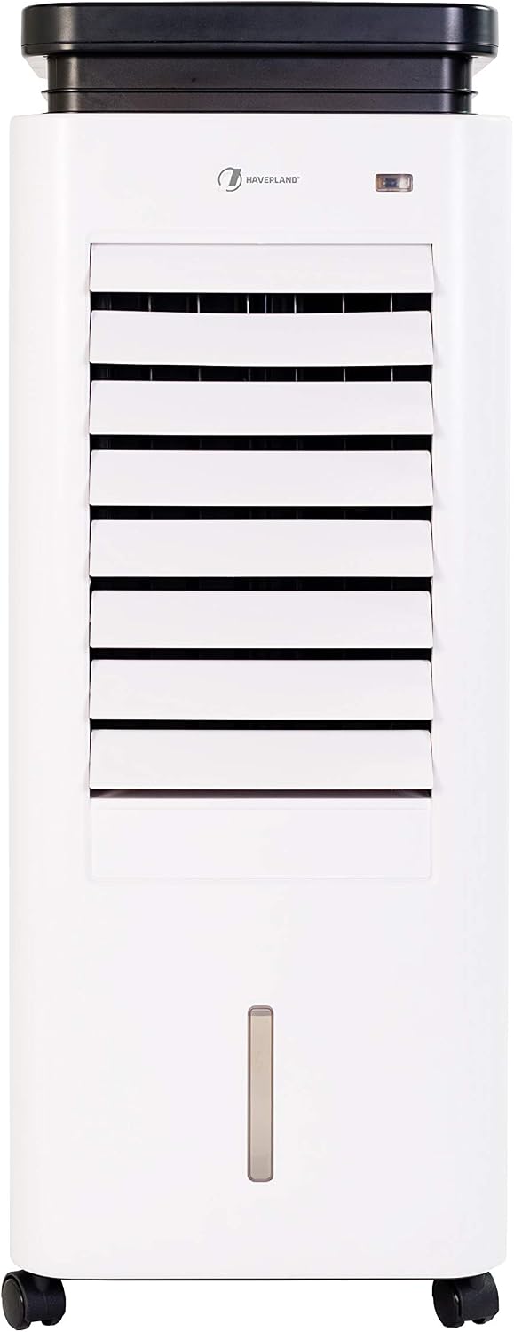  Haverland ASAP | Rafraîchisseur D'Air Mobile | 60W | Faible Consommation | 20 M² | 5.5L | 3 Vitesses | Silencieux | Oscillation Verticale Et Horizontale | Mode Bébé Et ECO | Anti-moustique