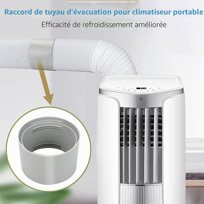  Adaptateur De Tuyau D'échappement Climatiseur Ø130mm,Climatiseur Adaptateur De Tuyau De Fenêtre,Pour Climatisation,Déshumidificateur,Sèche Linge