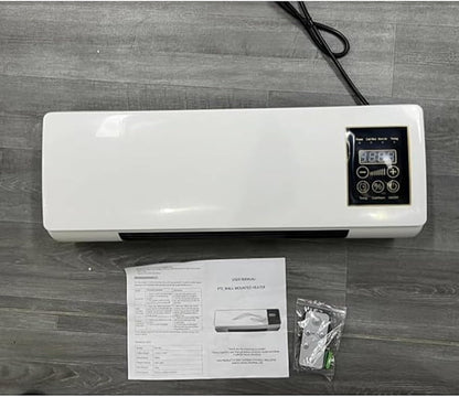  Climatisation Portable, Montage Mural 2 En 1, Air Mobile, électrique, Super Silencieux, Mini Système De Vent Naturel/Chauffage Split Avec Télécommande, Sans Canal, Pour Le Bureau à Domicile