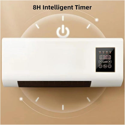  Air Conditionneur Mur 60W, Système De Refroidissement, Fonctionnement Calme Sous 45dB, Avec Télécommande, Conception Compacte Pour Bureau Et Chambre À Coucher