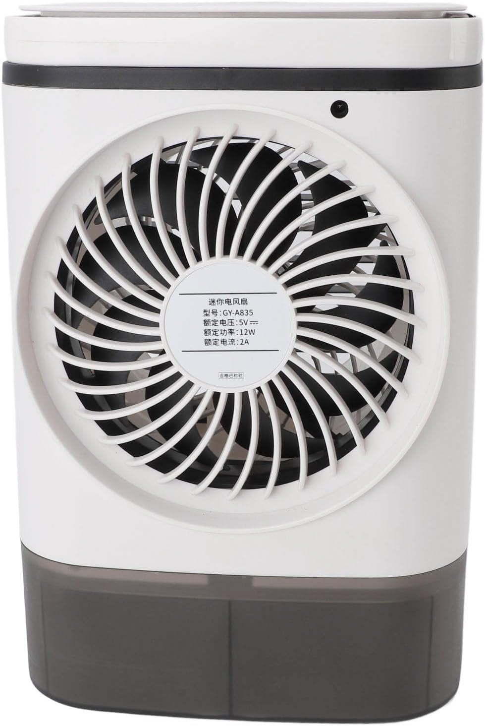  VGEBY Mini Climatiseur Portable, Matériau ABS, Ventilateur De Refroidissement Alimenté Par USB 12 W Avec Réservoir D'eau De 900 Ml Pour Une Utilisation Dans La Chambre à Coucher Du Bureau à Domicile