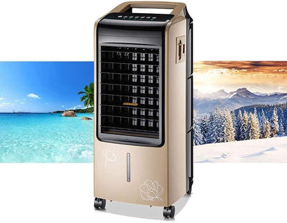  Climatiseur Portable, Climatiseur Mobile Sans Tuyau, Petit Climatiseur Domestique Refroidi À L'eau, Double Fonction (Refroidissement Et Climatisation), Silencieux, -80 W