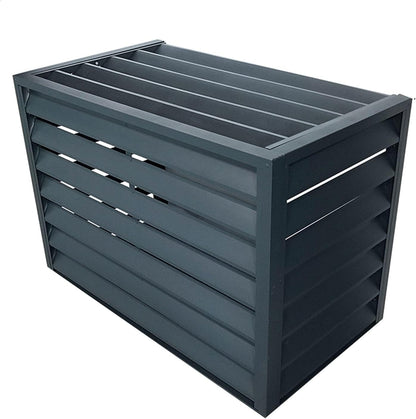 GENERIC Housse De Protection En Aluminium Pour Climatiseur – Protection Contre Le Condensateur – Résistant Aux Intempéries – Matériau Extérieur Pour Utilisation En Intérieur/extérieur