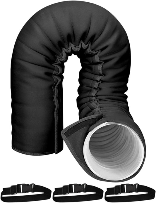  Manchon D'isolation Pour Tuyau AC Portable, Facile à Installer Avec | Isolation De Ligne De Climatiseur Pour L'hiver, à Battants Extérieurs, Garage, Chambre De Camping-car, Fenêtre Murale