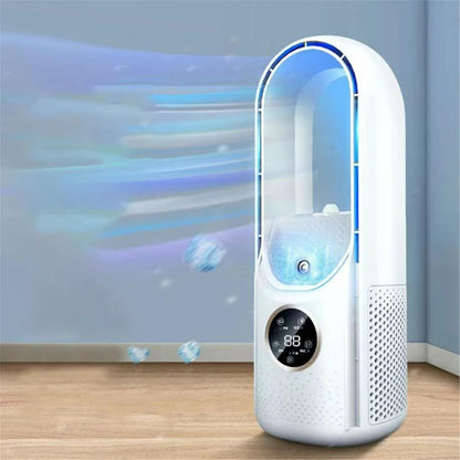 GENERIC Ventilateur De Refroidissement Portable Alimenté Par USB Avec 6 Vitesses De Vent - Fonction D'humidification En 3 Secondes - Parfait Pour La Maison, La Chambre à Coucher, Le Bureau, Excellente Idée