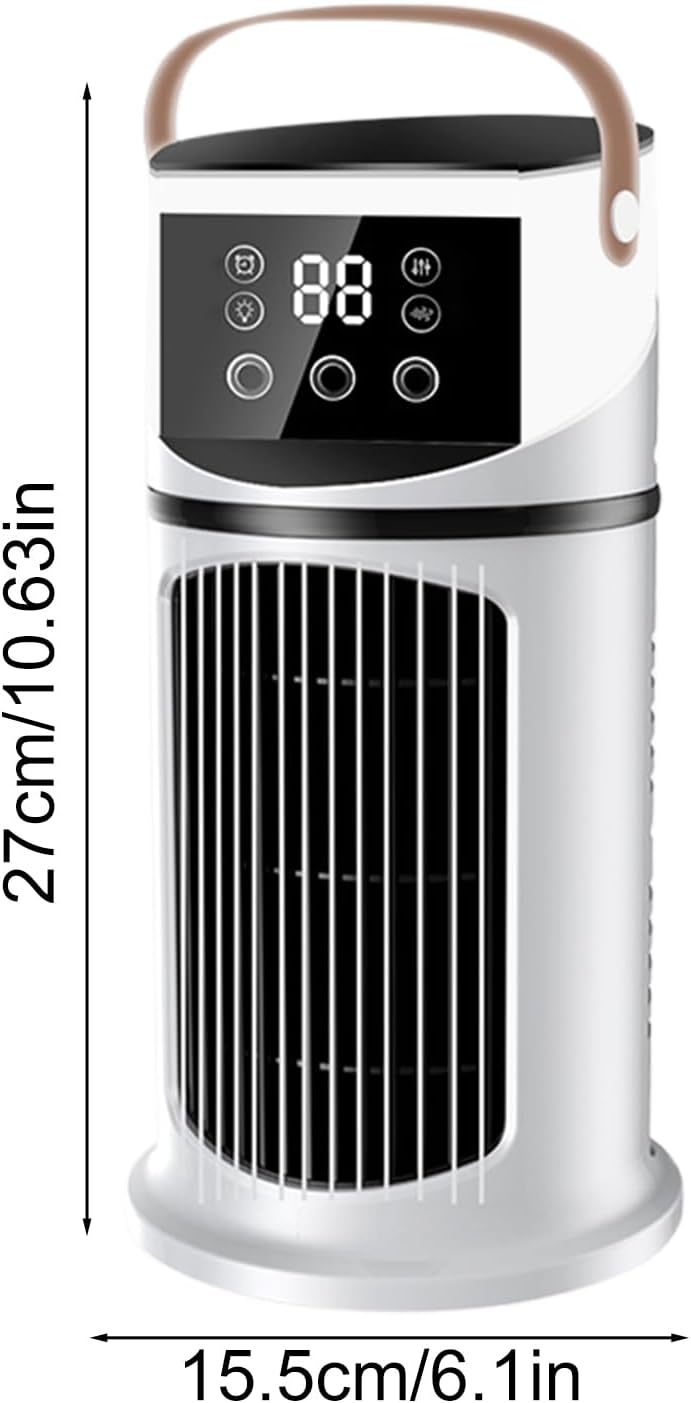  Climatiseur Mobile - Climatiseur Mobile Pour Intérieur | Purificateur Avec Éclairage LED Et 9 Vitesses Pour Études, Sommeil, Réunions Et Lecture