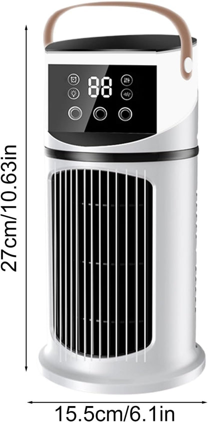  Climatiseur Mobile - Climatiseur Mobile Pour Intérieur | Purificateur Avec Éclairage LED Et 9 Vitesses Pour Études, Sommeil, Réunions Et Lecture