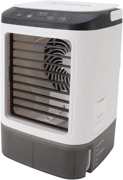  Alomejor Mini Ventilateur De Refroidissement, Humidificateur, Brumisateur, Refroidisseur D'air, Alimenté Par USB, Pour La Maison, Le Bureau, Réservoir D'eau De 900ml, Matériau ABS