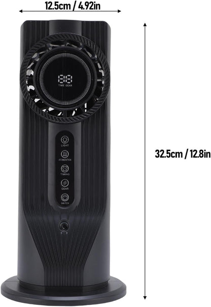  Hyuduo Refroidisseur D'air Portable, Matériau ABS, 6 Vitesses Réglables, Minuterie De 6 Heures, Idéal Pour Les Bureaux Et Les Dortoirs