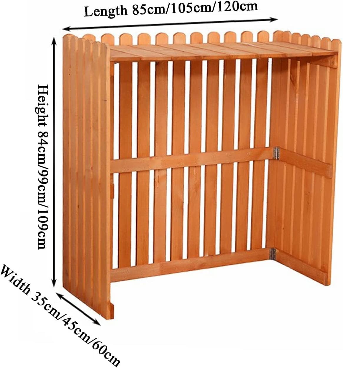 GENERIC Clôture Robuste Pour Climatiseur Pour Protection De L'intimité Et De La Protection En Extérieur Vert Taille XXL