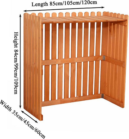 GENERIC Clôture Robuste Pour Climatiseur Pour Protection De L'intimité Et De La Protection En Extérieur Vert Taille XXL
