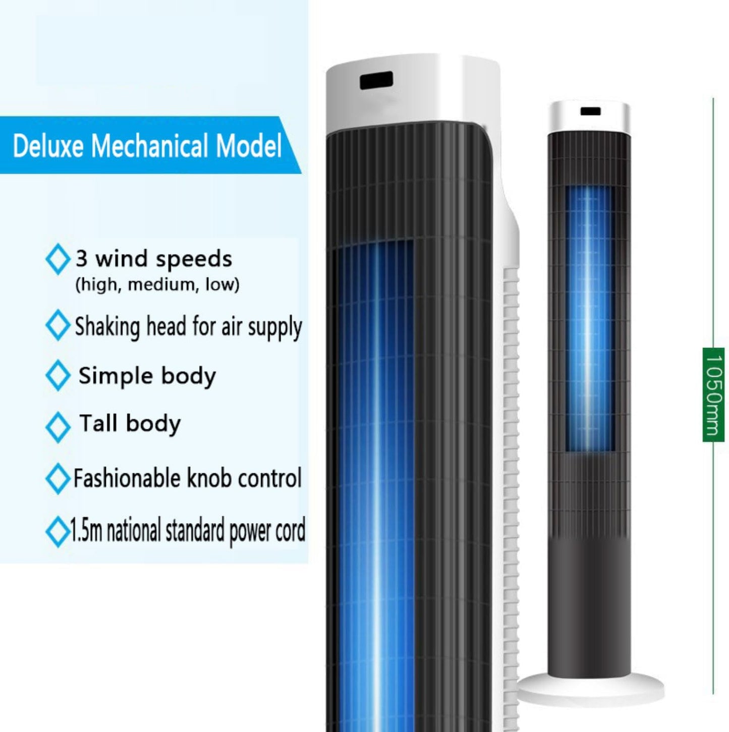  Climatiseur Portable 3 En 1, Ultra Silencieux Et économe En énergie, Avec Télécommande, 3 Vitesses Et Modes, Filtre Amovible, Ventilateur Tour Pour La Maison, La Chambre Ou Le Bureau.