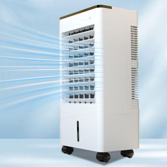 GENERIC Climatiseur Portable 3 En 1 Sans Fenêtre Avec Grand Réservoir D'eau, 4 Blocs Réfrigérants, Minuterie 12 H, 3 Vitesses, Ventilateur Sans Conduit D'évacuation Pour La Maiso