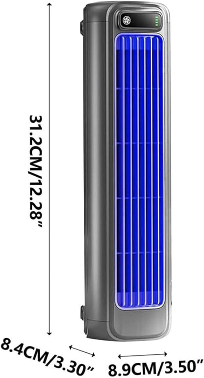  Ventilateur De Refroidisseur D'air De Bureau, Tour De Refroidissement Portable USB à 3 Vitesses Avec Fonctionnement Silencieux Et Conception De Support Mural, Climatisation Silencieuse énergétique Pou